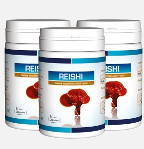 Reishi Extract. For brain health. 3 x 60 capsules